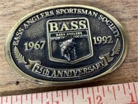 Bass anglers belt buckle