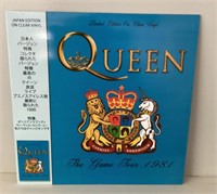 Queen The Game Tour 1981 LP Import on Clear Vinyl