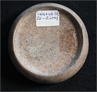 Cahokia Discoidal Modern Made 3 7/16" Diameter has