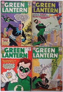 GREEN LANTERN #10, #12, #14, & #15 COMIC BOOKS
