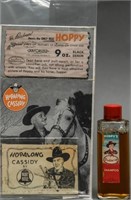 Hopalong Cassidy by Blue Bells Tag + (2)