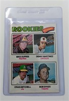 1977 Rookie Pitchers Topps Baseball Card