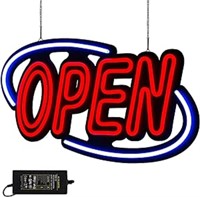 VEVOR Sign Open 31.5x15.7x1.2" Neon Open Sign 30W