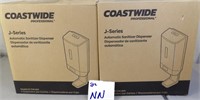 2 Boxes Coastwide J Series Automatic Dispenser