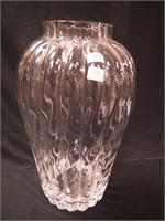 13 1/2" Tiffany & Co. marked crystal vase Made