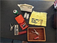 Office Tools & Box of New Receptacles