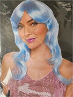 Pastel blue wig