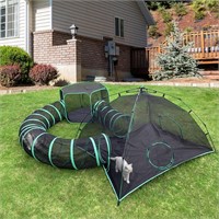 4-in-1 Outdoor Cat Enclosures Set