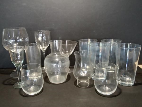 Lot Of Drinking Glasses