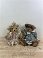 Vintage teddy bears x2