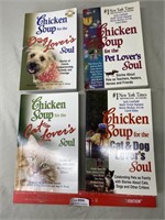 Lot of Four Chicken Soup Books