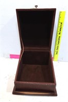 Leather Lift Top Box