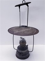 ANTIQUE HANGING OIL LAMP