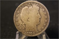 1900 Barber Silver Half Dollar