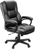 Office Chair  High Back  Swivel (Black)