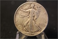 1945 Walking Liberty Silver Half Dollar