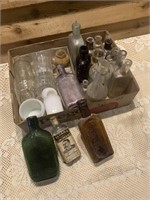 OLD BOTTLE LOT W/APOTHECARY