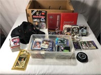 Large Sports Collectibles Box Lot