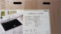 ALLEN+ROTH SINGLE BOWL KITCHEN SINK