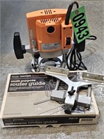 1 and 3/4 HP plunge router with brake