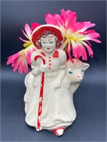 Porcelain Little Bo Peep Planter