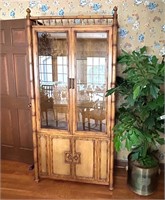 MCM - Thomasville Furniture Faux Bamboo Cabinet