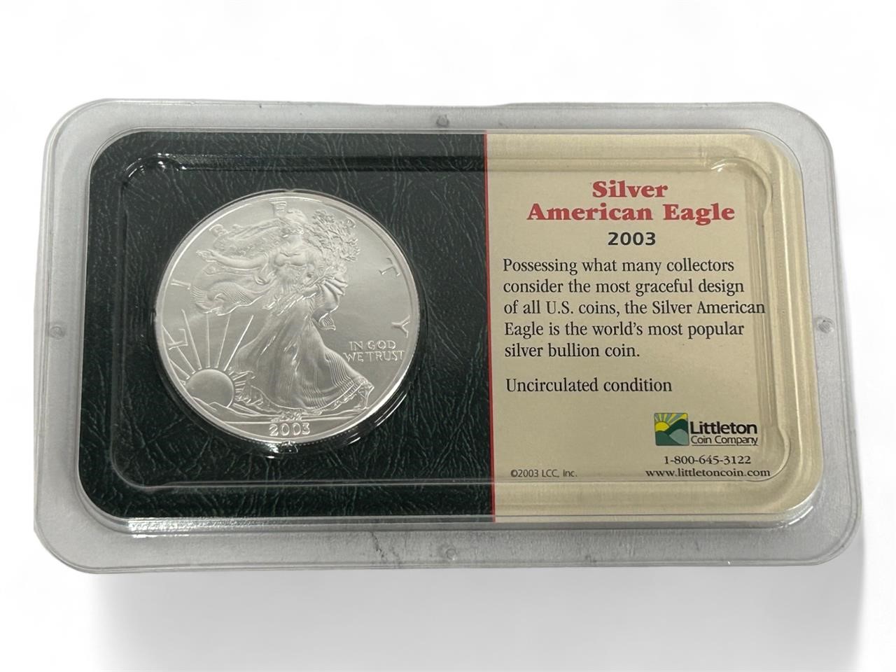 2003 Silver American Eagle - Uncirculated