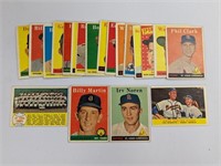 1958 Topps  (20 Different Cards)