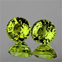 Natural AAA Canary Yellow Mali Garnet Pair 5.50 MM