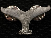 Vtg Creative Castings Whale Tail Pin