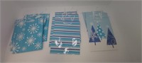 CHRISTMAS GIFT BAGS 9X6 INCHES 12PK