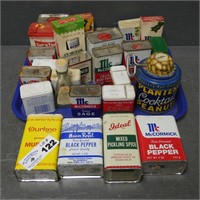 Advertising McCormick Spice Tins & Others