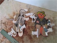 Pair Heavy Paper Halloween/Fall Decorations
