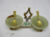 Glass Decorative Bowls & Spoons
