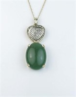 Elegant Green/Jade Jadeite Pendant