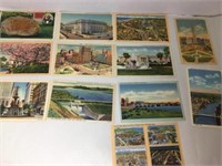 OHIO LINEN VINTAGE POSTCARDS LOT