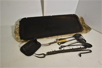 Cast Iron Camp Gridle & Accessories