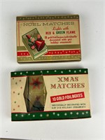 Vintage Christmas Matchbooks