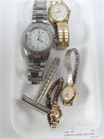 4 MEN'S & LADIES WATCHES, RAZOR