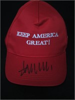 Donald Trump Signed Hat GAA COA