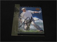 Tiger Woods Signed Trading Card RCA COA