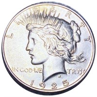 1925 Silver Peace Dollar UNCIRCULATED