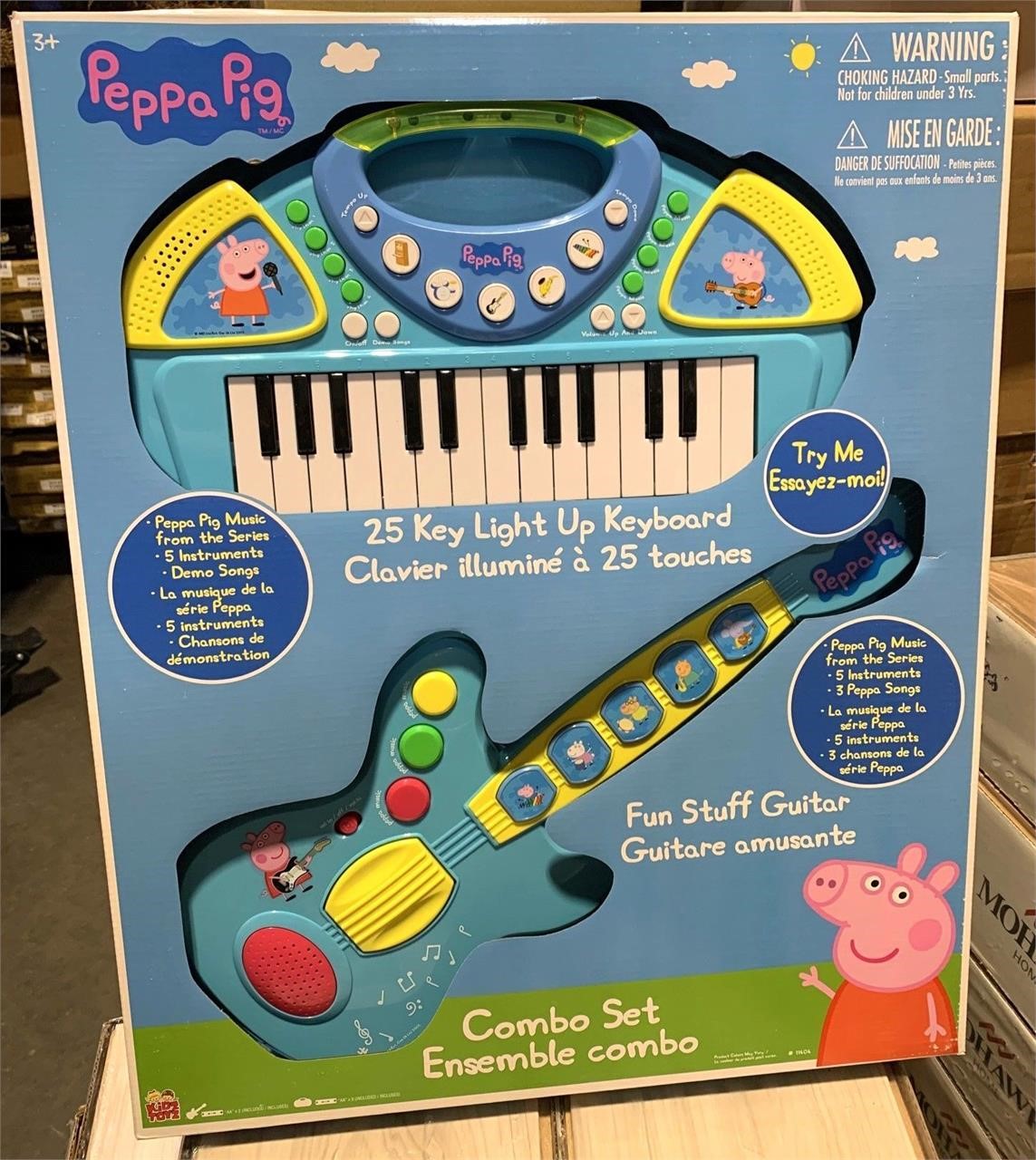 Peppa Pig Kids Educational Guitar & Keyboard