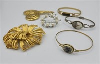 Vintage Brooches Pins And Bracelets
