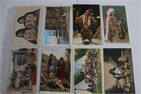 8- Native American Postcards Group D