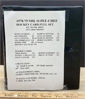 1978-79 O-Pee-Chee Hockey Card Full Card Set. *SC