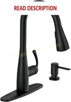 Moen Essie Pull-Down Kitchen Faucet  Matte Black