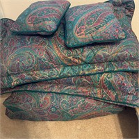 Twin bedding set & pillows