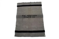 Pendleton Wool Blanket "The Montana Power Co."