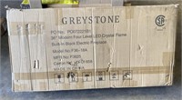 Greystone 36” Modern Four Level LED Crystal Flame
